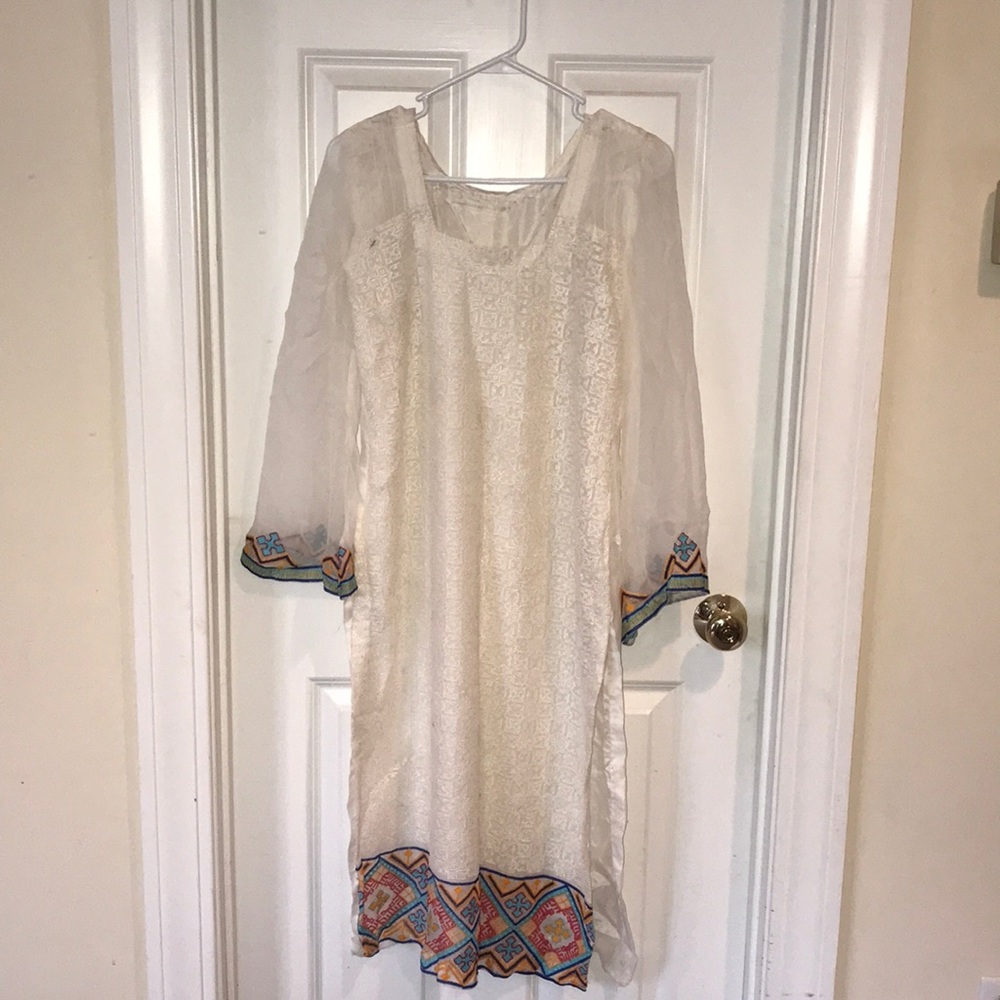 2 pc pure chiffon Pakistani suit